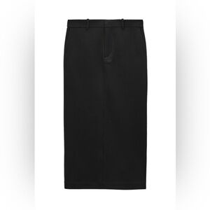 Zara Black Midi Skirt